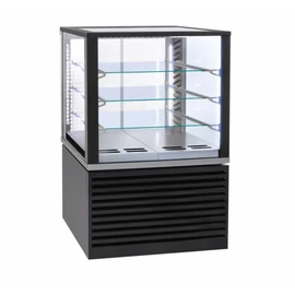 Roller Grill - Panorámás álló hűtő vitrin, LED világítással, dupla falú üvegezéssel