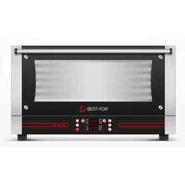 BestFor Bistro Snack 364 - 3 tálcás hőlégkeveréses sütő párásítóval, digitális kijelzővel, 400x600 tálcaméret