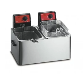 FriFri Eco 6+6 asztali olajsütő 2 kosaras, 2 medencés, 2*4-5 liter