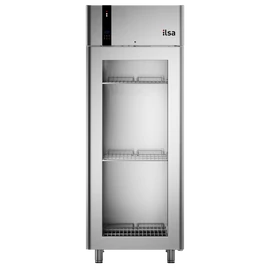 Ilsa Evolve üvegajtós hűtőszekrény GN 2/1 700L 0° +10°C
