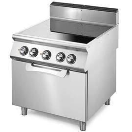 Virtus 4 zónás elektromos tűzhely üvegkerámia lappal és elektromos sütő