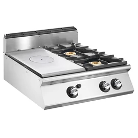 Virtus francia lapos és nyílt égős gázüzemű tűzhely