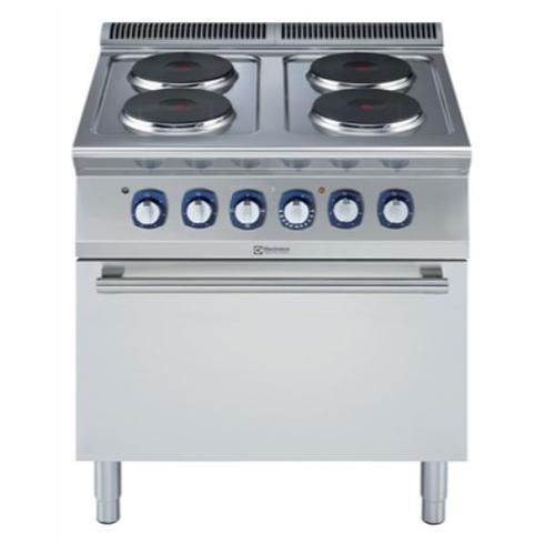 Electrolux Professional - Moduláris főzőberendezések - 700XP 4 főzőlapos elektromos tűzhely elektromos sütővel