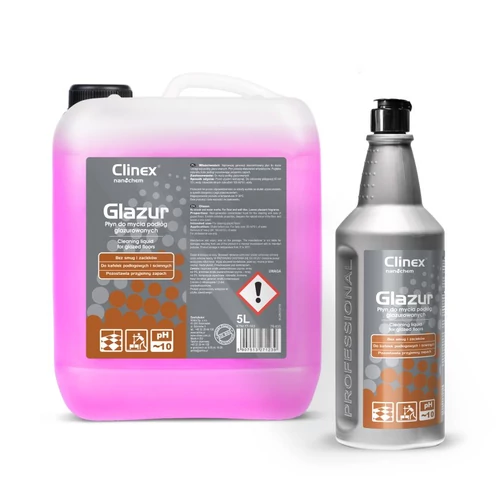 CLINEX Glazur mázas padlótisztítószer PH10 1L (6 flak./#)