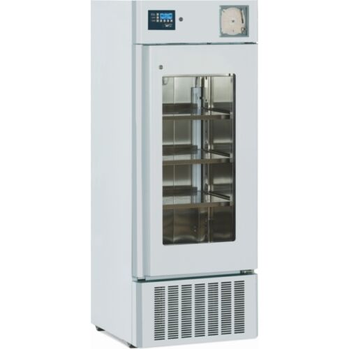 Laboratóriumi hűtőberendezés 200 literes +2° +10°C üveg ajtós