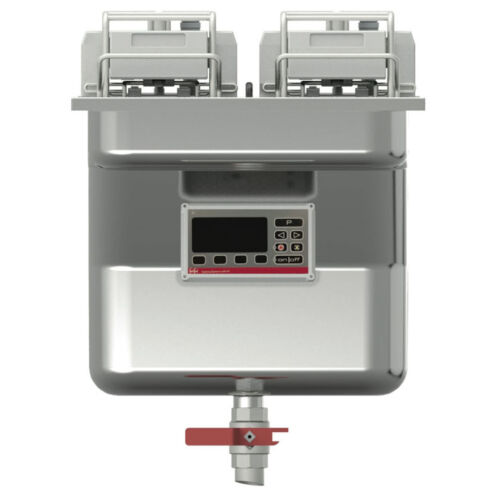 FriFri Basic+ 411 beépíthető olajsütő, 2 kosaras, 1 medencés, 17-20,5 liter